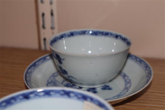 A collection of Tek Sing Cargo blue and white porcelain